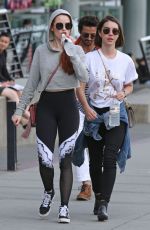 MADELAINE PETSCH and ADELAIDE KANE Out in Stanley Park in Vancouver 07/09/2017