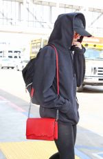 MAISIE WILLIAM at LAX Airport in Los Angeles 07/12/2017