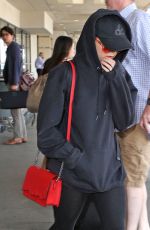 MAISIE WILLIAM at LAX Airport in Los Angeles 07/12/2017