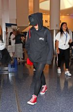 MAISIE WILLIAM at LAX Airport in Los Angeles 07/12/2017