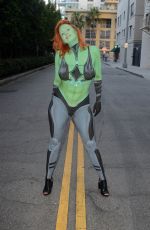 MAITLAND WARD in Cosplay for Comic-con in San Diego 07/21/2017