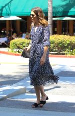 MANDY MOORE Heading to a Nail Salon in Beverly Hills 06/30/2017