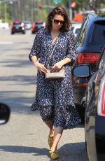 MANDY MOORE Leaves a Nail Salon in Beverly Hills 07/17/2017