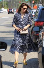 MANDY MOORE Leaves a Nail Salon in Beverly Hills 07/17/2017