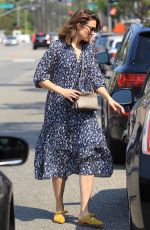 MANDY MOORE Leaves a Nail Salon in Beverly Hills 07/17/2017