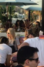 MARGOT ROBBIE with Friends at Mama Shelter Bar in Los Angeles 07/16/2017