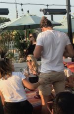 MARGOT ROBBIE with Friends at Mama Shelter Bar in Los Angeles 07/16/2017