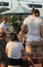 MARGOT ROBBIE with Friends at Mama Shelter Bar in Los Angeles 07/16/2017
