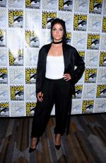 MARIE AVGEROPOULOS at The 100 Press Line at Comic-con in San Diego 07/21/2017