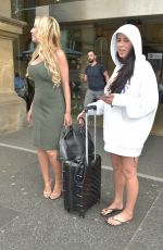 MARNIE SIMPSON and FARRAH ABRAHAM Arrives in Newcastle 07/09/2017