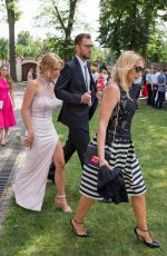 MARTA DOMACHOW at Agnieszka Radwanska Wedding in Cracow 07/22/2017