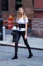 MARTHA HUNT on the Set of a Photoshoot in New York 06/27/2017