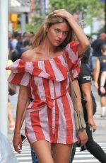 MARTHA HUNT Out and About in New York 07/08/2017