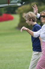 MELANIA TRUMP Leaves White House in Washington D.C. 06/30/2017