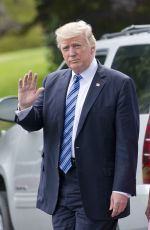 MELANIA TRUMP Leaves White House in Washington D.C. 06/30/2017