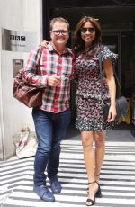 MELANIE SYKES Leaves BBC Radio Studios in London 07/08/2017