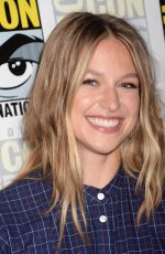 MELISSA BENOIST at Supergirl Press Line at Comic-con in San Diego 07/22/2017