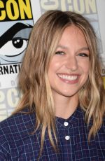 MELISSA BENOIST at Supergirl Press Line at Comic-con in San Diego 07/22/2017
