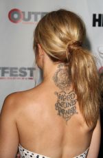 MENA SUVARI at Becks Screening at Outfest Festival in Los Angeles 07/09/2017