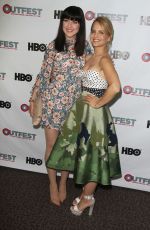 MENA SUVARI at Becks Screening at Outfest Festival in Los Angeles 07/09/2017