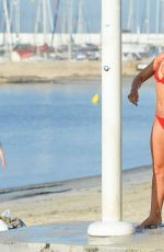 MICHAELLA MCCOLLUM in Bikini on the Beach in Majorca 07/13/2017