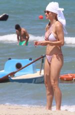 MICHELLE HUNZIKER in Bikini at Milano Marittima 07/02/2017