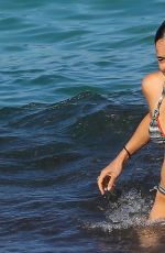 MICHELLE RODRIGUEZ in Bikini at a Beach in St Tropez 07/09/2017