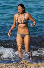 MICHELLE RODRIGUEZ in Bikini at a Beach in St Tropez 07/09/2017