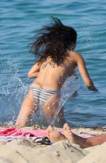 MICHELLE RODRIGUEZ in Bikini at a Beach in St Tropez 07/09/2017