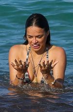 MICHELLE RODRIGUEZ in Bikini at a Beach in St Tropez 07/09/2017