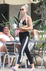 MILAY CYRUS Out for Frozen Treats in Malibu 07/25/2017