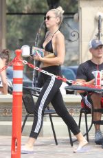 MILAY CYRUS Out for Frozen Treats in Malibu 07/25/2017