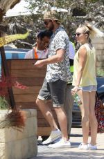 MILEY CYRUS and Liam Hemsworth at Soho House in Malibu 07/09/2017