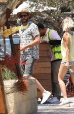 MILEY CYRUS and Liam Hemsworth at Soho House in Malibu 07/09/2017