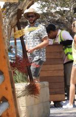 MILEY CYRUS and Liam Hemsworth at Soho House in Malibu 07/09/2017
