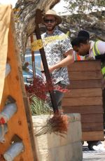 MILEY CYRUS and Liam Hemsworth at Soho House in Malibu 07/09/2017