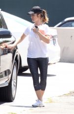 MINKA KELLY Arrives at a Gym in West Hollywood 07/07/2017