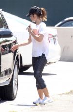 MINKA KELLY Arrives at a Gym in West Hollywood 07/07/2017