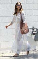 MINKA KELLY in White Out in Beverly Hills 07/12/2017