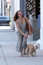 MINKA KELLY Out with Her Dog in La Quinta 07/17/2017