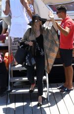 MIRA SORVINO Arrives at Ischia Global Fest in Lacco Ameno 07/09/2017