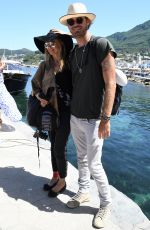 MIRA SORVINO Arrives at Ischia Global Fest in Lacco Ameno 07/09/2017