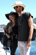 MIRA SORVINO Arrives at Ischia Global Fest in Lacco Ameno 07/09/2017