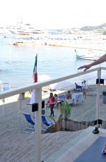 MIRA SORVINO at Ischia Global Festival Photocall 07/10/2017