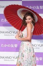 MIRANDA KERR at Takano Yuri Beauty Clinic Promotion in Tokyo 07/11/2017