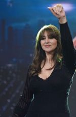 MONICA BELLUCCI at El Hormiguero TV Shoe in Madrid 07/04/2017