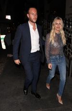 MORGAN STEWART Out for Dinner in West Hollywood 07/01/2017