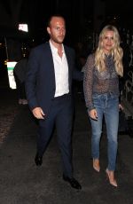 MORGAN STEWART Out for Dinner in West Hollywood 07/01/2017