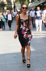 MYLEENE KLASS Arrives at Global Radio in London 07/06/2017