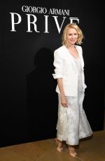 NAOMI WATTS at Giorgio Armani Prive Haute Couture Show in Paris 07/04/2017